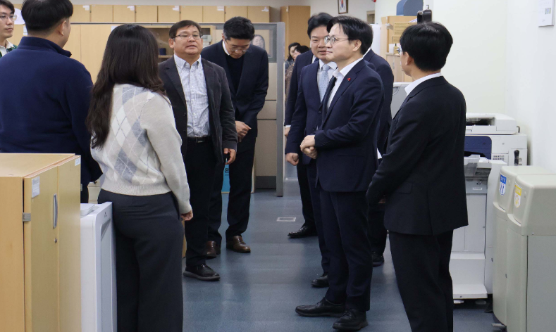 산업통상부 장관 국가기술표준원 현장방문