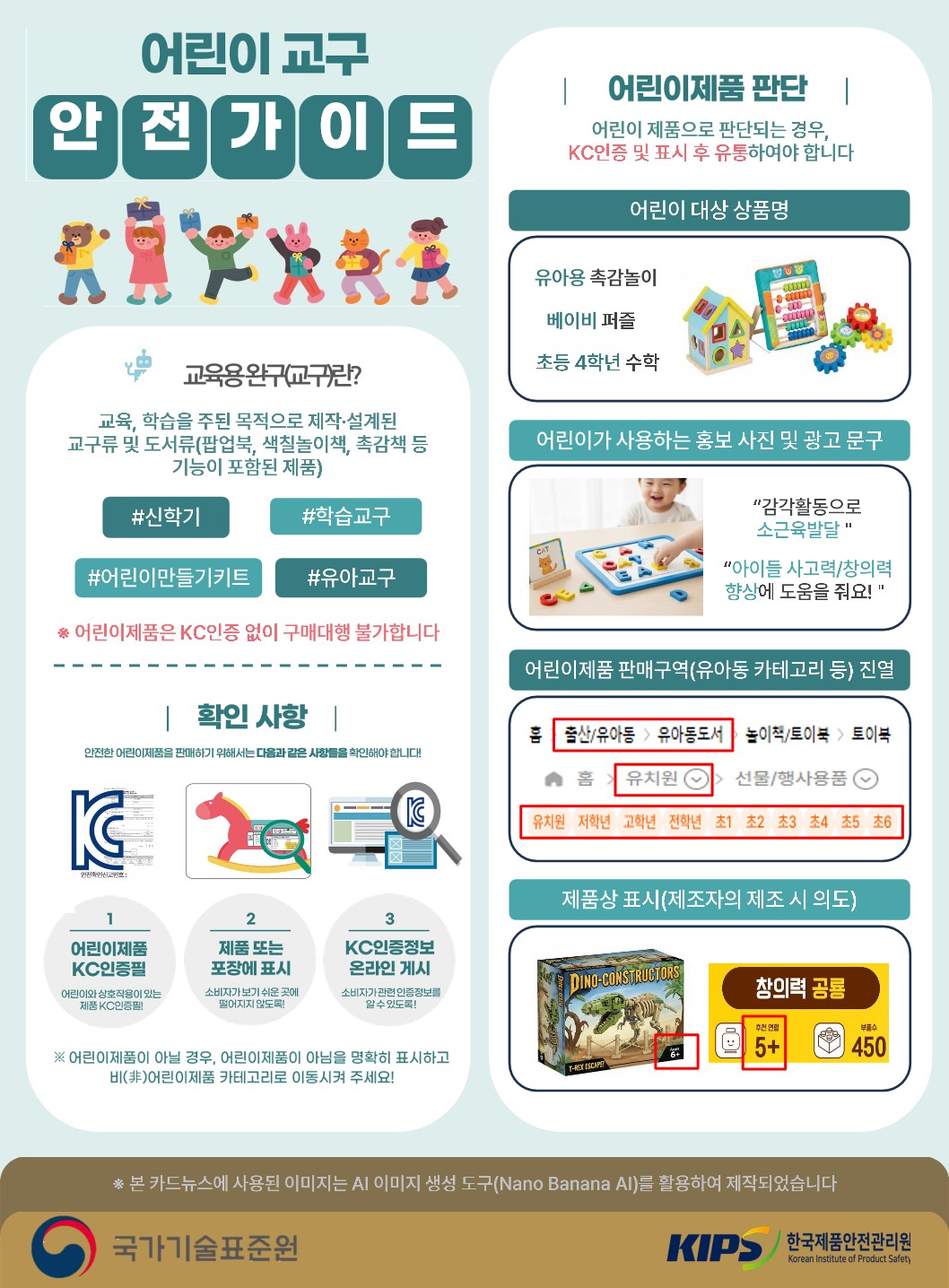 어린이 교구 위해제품정보